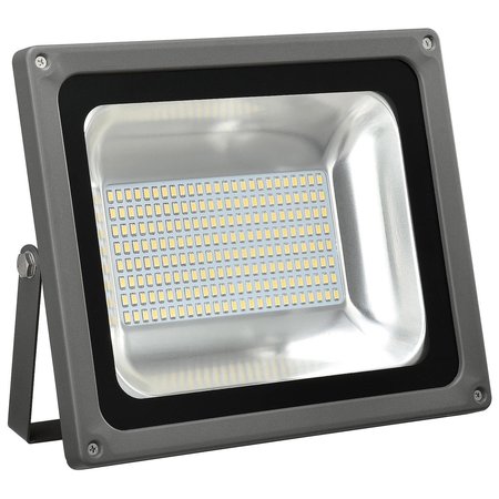 GLOBAL INDUSTRIAL LED Flood Light, 100W, 10000 Lumens, w/Mounting Bracket 500900